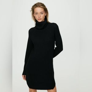 Brand new with tags - black dress from Aritzia - 100% wool! Size M